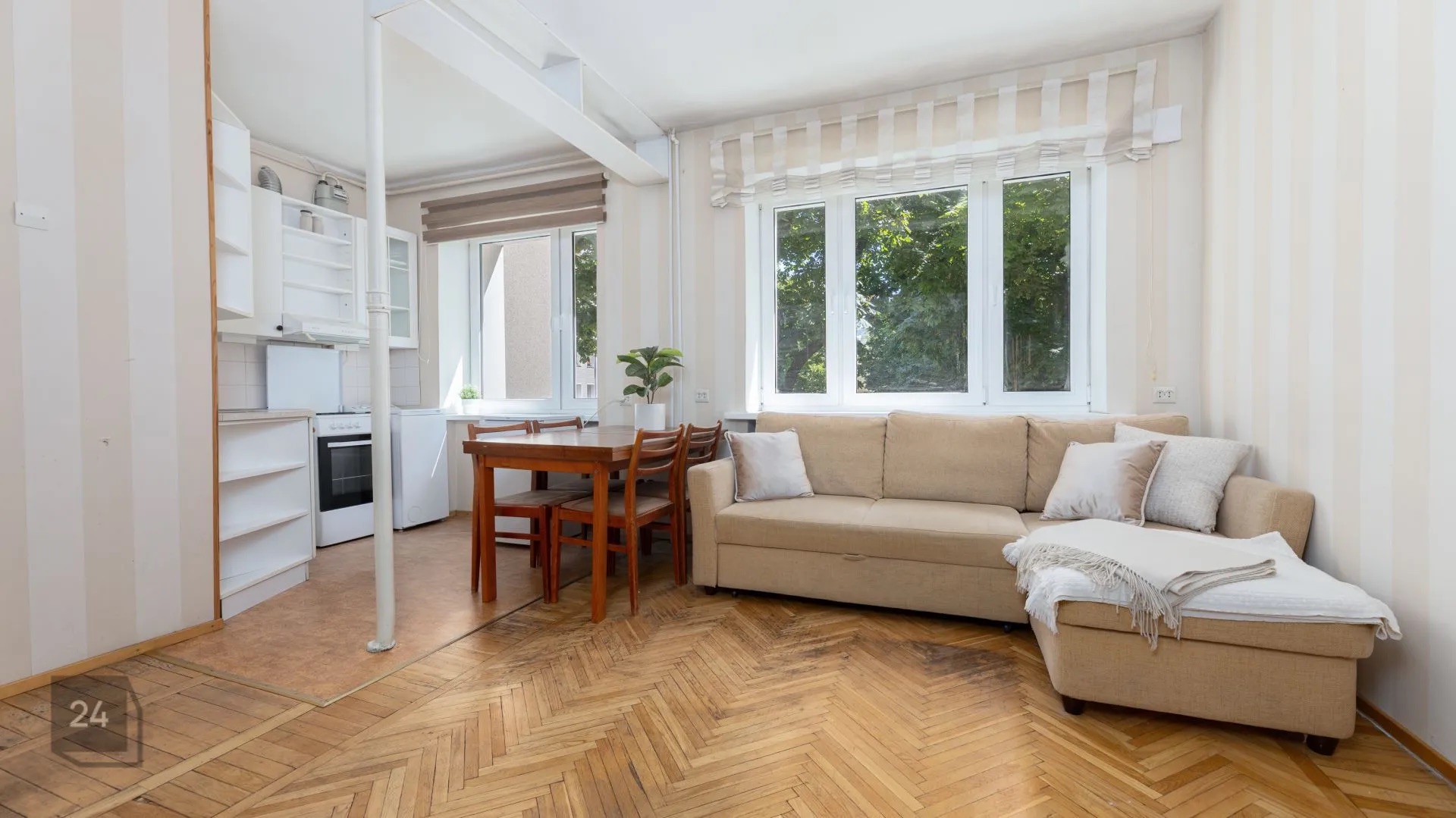 Tallinn apartment · Living & dining before